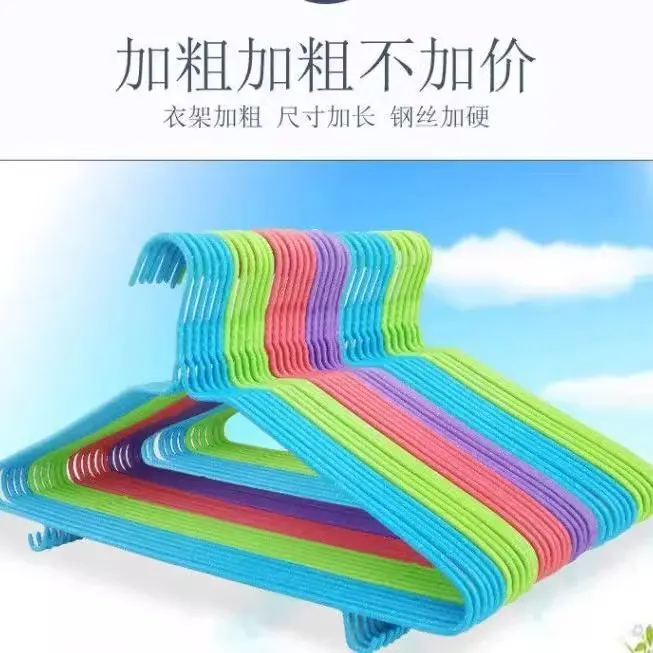 加大加粗防滑衣架家用防滑晾衣架地摊衣服架子衣服挂衣服撑子