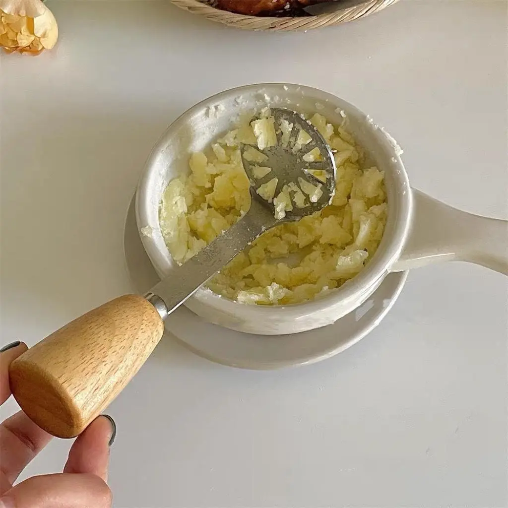 捣泥器超实用胖墩手柄ins加厚不锈钢压泥神器土豆泥紫薯泥压泥神器